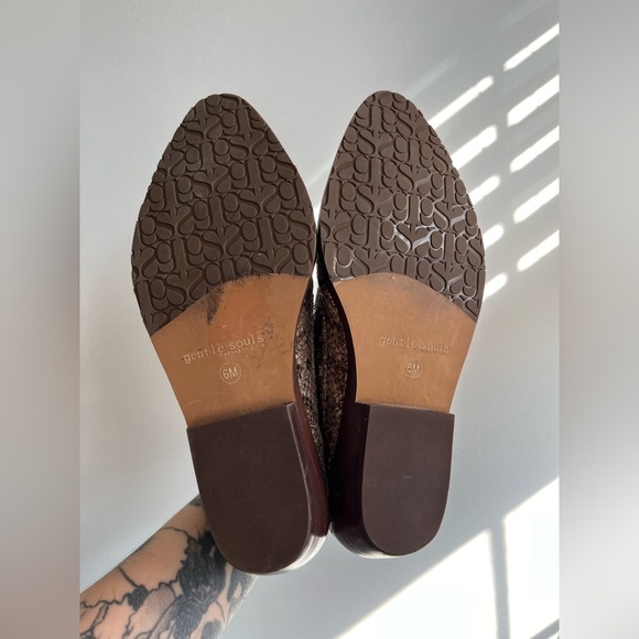 Gentle Souls Snakeskin Embossed Leather Bootie Size 6 New - Picture 5 of 11